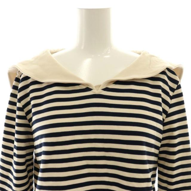 中古】フォクシー FOXEY Top Venezia セーラーカラー ジャージー