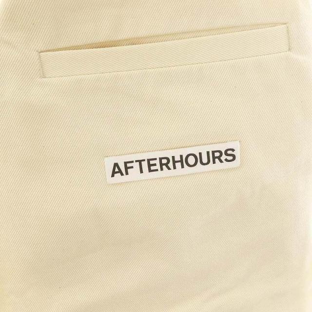 【中古】アフターアワーズ MILITARY BLOUSON ジャケット 薄手 ジップアップ F アイボリー /DO ■OS ■AD 中古】アフターアワーズ MILITARY BLOUSON ジャケット 薄手 ジップ