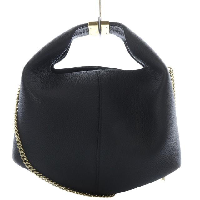 Beri ベリ　ブラック　チェーン　ショルダーバッグ Polène | バッグ - Béri - ブラック チェーン テクスチャード