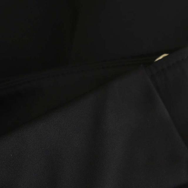 中古】パトゥ Patou リサイクルサテン ジップアップ ミニスカート 台形