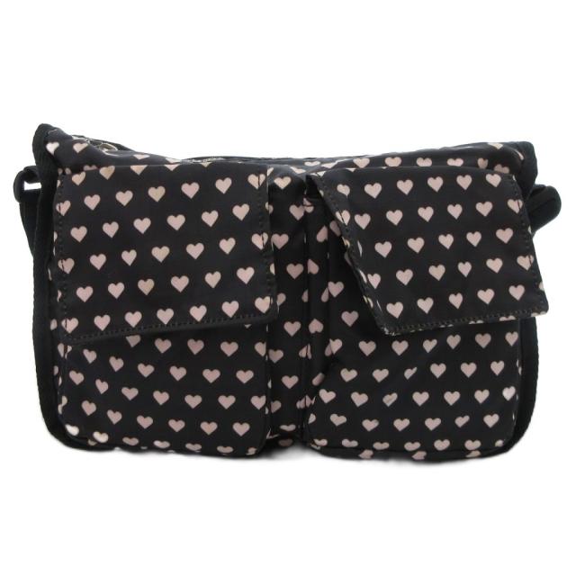 中古】レスポートサック LesportSAC ショルダーバッグ ハート柄