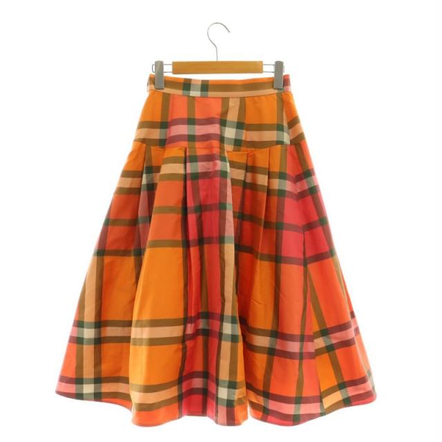 中古】未使用品 アナイ ANAYI 23SS チェックタックフレア 中古】未使用品 アナイ ANAYI 23SS チェックタックフレア