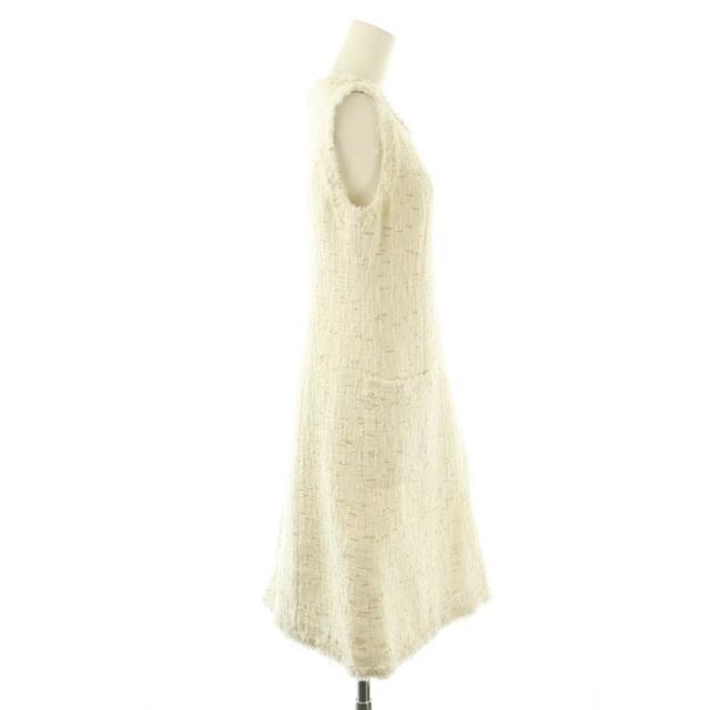 美品✨ルネ リネン100% ノースリーブ ワンピース Rene ベージュ 美品✨ルネ リネン100% ノースリーブ ワンピース Rene ベージュ René