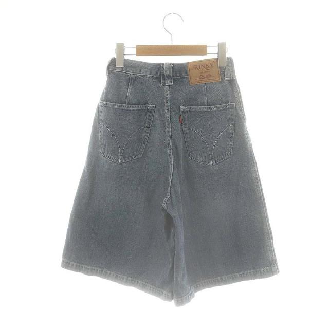 【中古】ヒステリックグラマー HYSTERIC GLAMOUR 25SS デニムハーフパンツ ジーンズ XS ブルー /DF ■OS 中古】ヒステリックグラマー HYSTERIC GLAMOUR 25SS デニムハーフ