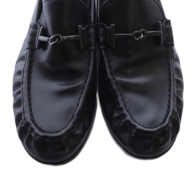 中古】トッズ TOD'S ビッドローファー レザー 6 黒 ブラック /SR48