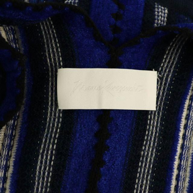 ワンピース Stripe HAMAGURI Knit Peplum One-Piece ニュース Mame Kurogouchi（マメ）の19AWメインコレクションが