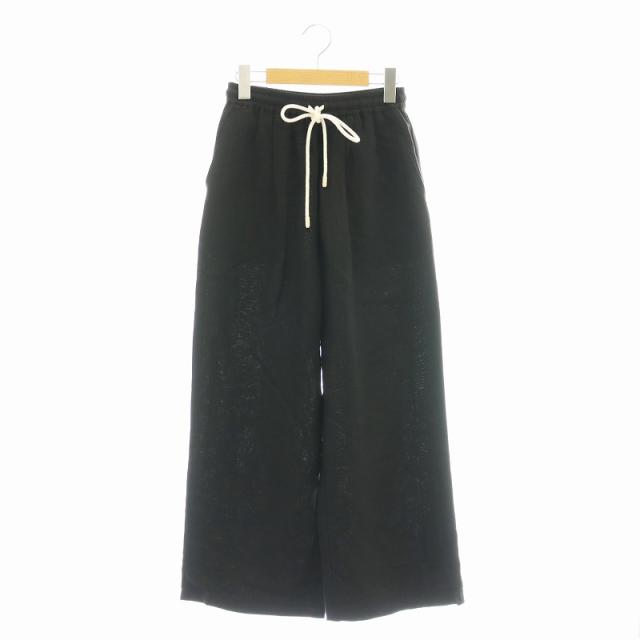 IENA」 パンツ 34 ブラック レディース IENA イエナ ラミーラップ