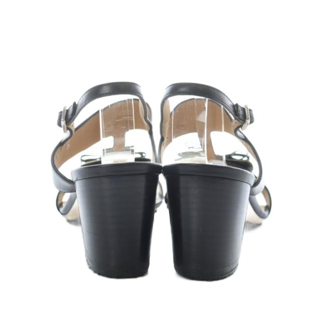 Salvatore Ferragamo】フェラガモ ブラックヒールサンダル ま*ん様