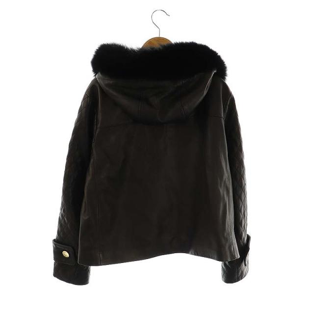 GRACE CLASS ❤上品レオパードジャケット 山羊革 レッキスラビット