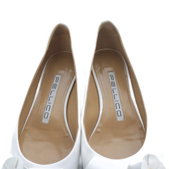 中古】ペリーコ PELLICO ANIMA ガラスレザー パンプス ポインテッド  