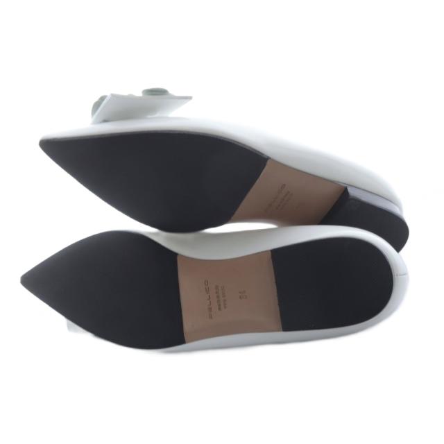 中古】ペリーコ PELLICO ANIMA ガラスレザー パンプス ポインテッド