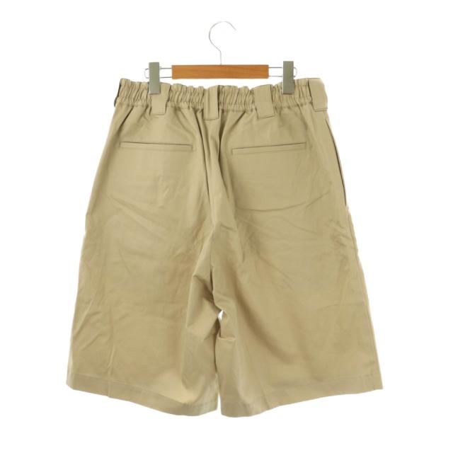 パンツ everyone two tuck cotton wide short pant everyone two tuck cotton wide short パンツ