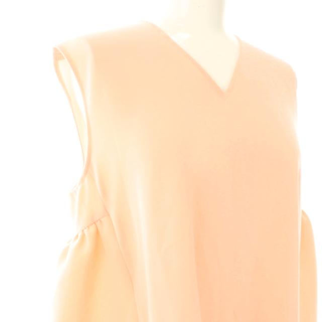 ヨーコチャン36 ピンクベージュブラウス YOKO CHAN スカラップ