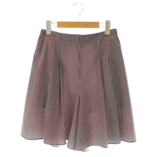 【中古】フォクシーニューヨーク 24年 44557 テラス キュロット パンツ 40 ダークブラウン オフホワイト レディース