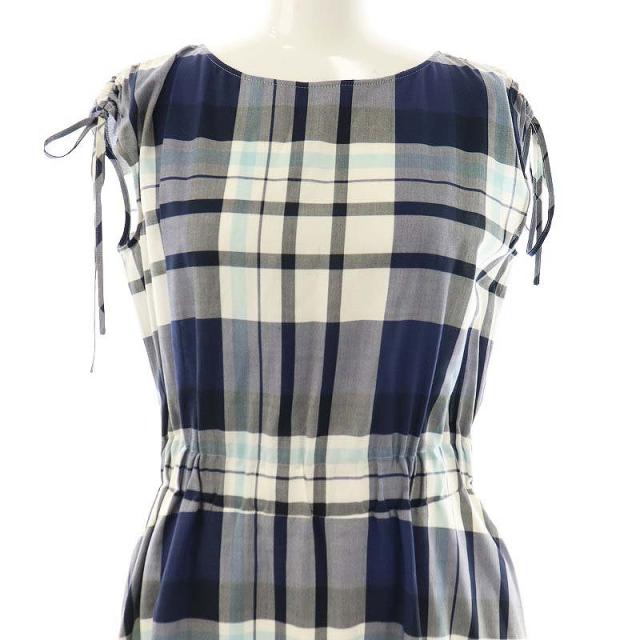 BLUE LABEL CRESTBRIDGEウエストベルト付きフレアワンピース BLUE LABEL CRESTBRIDGE フレアワンピース BLUE LABEL CRESTBRIDGE