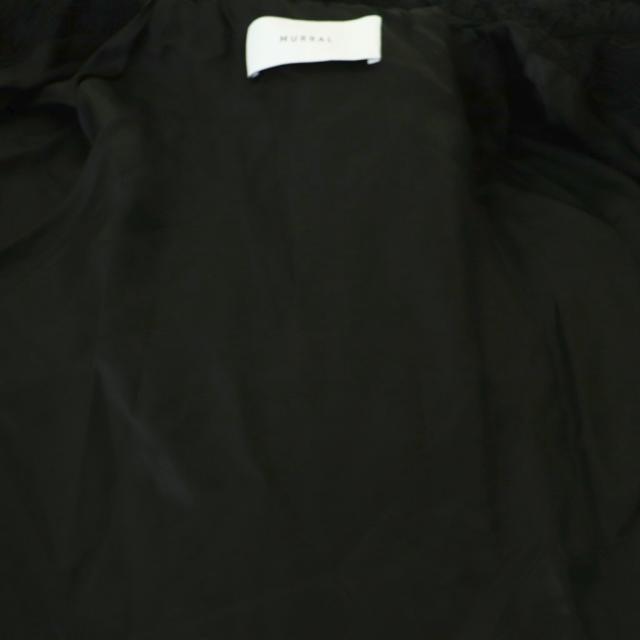 【中古】ミューラル MURRAL Thawing embroidery padding coat 中綿コート アウター ロング F ブラック レディース_3