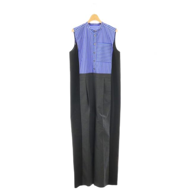 ENFOLDエンフォルド ストライプ オールインワンサロペット