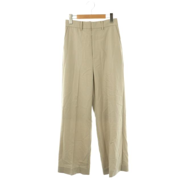 【中古】リジェール アパルトモン 25SS Twill Wide Pants パンツ ジッパーフライ ワイド ウール 34