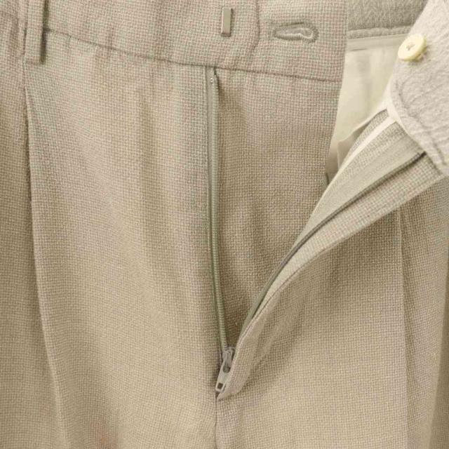 中古】セヤ Seya. ウールシルクネップパンツ ワイド S ライト