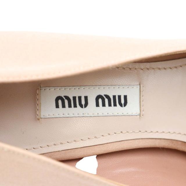 中古】ミュウミュウ miumiu パンプス ピンヒール ポインテッドトゥ