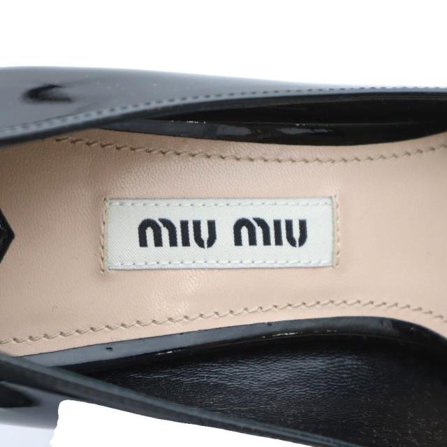 中古】ミュウミュウ miumiu パンプス ピンヒール ラウンドトゥ