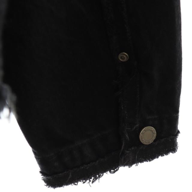 中古】マーティンキム Matin Kim デニムジャケット S 黒 ブラック /SS