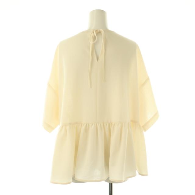 中古】ヨリ yori エアリーヘムギャザー ブラウス シャツ プルオーバー