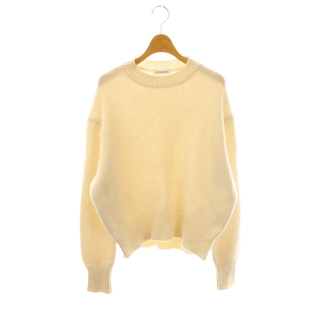 【中古】マディソンブルー SWEAT PO CASHMERE ニットプルオーバー セーター カシミヤ 01 S アイボリー MB224-8009