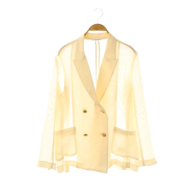 人気スタッフmiki監修】メッシュメタルボタンライトジャケット | La