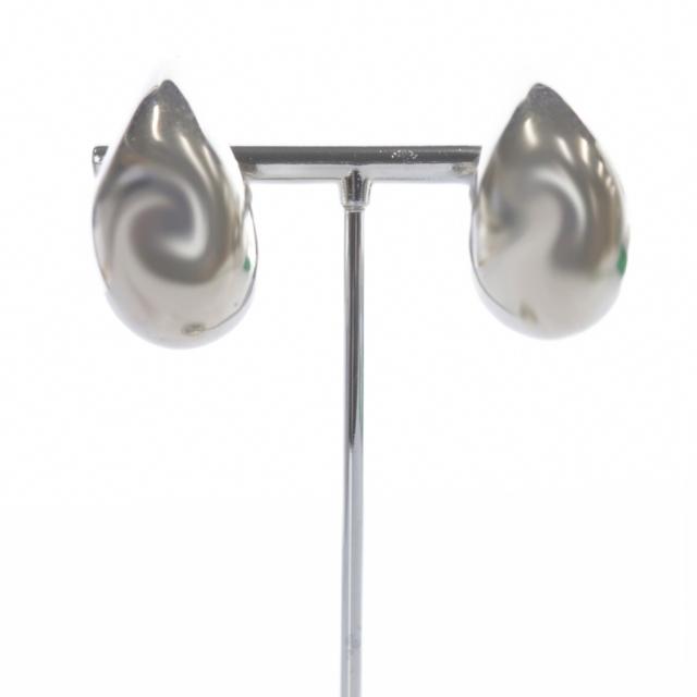 中古】ボッテガヴェネタ BOTTEGA VENETA スモール ドロップ ピアス SV