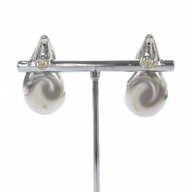 中古】ボッテガヴェネタ BOTTEGA VENETA スモール ドロップ ピアス SV