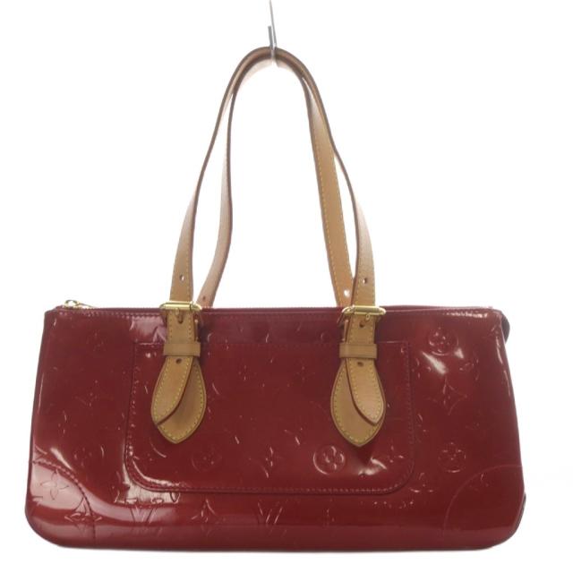 【中古】ルイヴィトン LOUIS VUITTON ヴェルニ ローズウッド アヴェニュー ショルダーバッグ ポムダムール M93507
