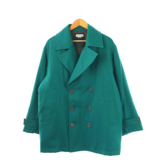 【中古】メゾンスペシャル Prime-Over Pea Co オーバーコート アウター ダブル 1 グリーン /DO ■OS ■SH メンズ