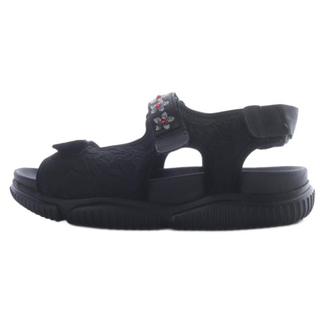 【中古】セシリーバンセン CECILIE BAHNSEN サンダル ストラップ 38 黒 ブラック 1.24FTW11001 /SR レディース