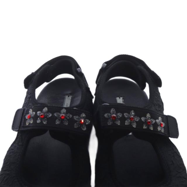 【中古】セシリーバンセン CECILIE BAHNSEN サンダル ストラップ 38 黒 ブラック 1.24FTW11001 /SR レディース