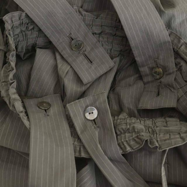 中古】エンフォルド ALL IN ONE サスペンダーパンツ ストライプ ワイド  