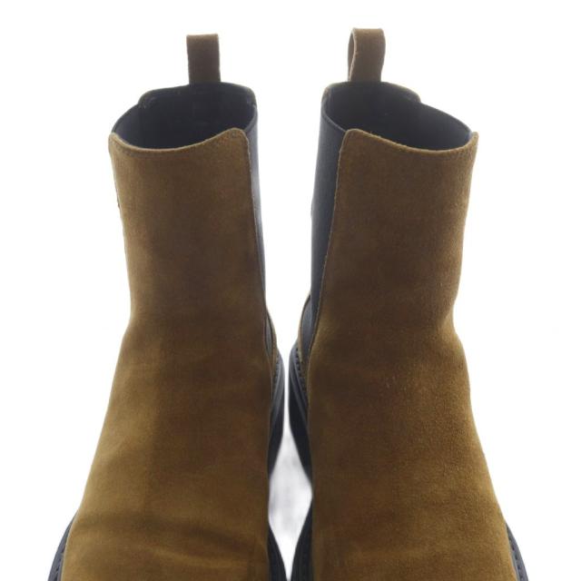 【中古】トッズ TOD'S for Ron Herman スエード サイドゴアブーツ ショート 37 茶 ブラウン /SR レディース 中古】トッズ TOD'S for Ron Herman スエード サイドゴアブーツ