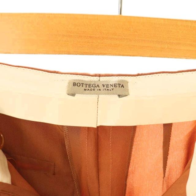中古】ボッテガヴェネタ BOTTEGA VENETA シルククロップドパンツ