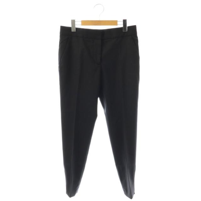 【中古】ステラマッカートニー 裾ジップクロップドパンツ ジッパーフライ 38 ブラック /DO ■OS レディース