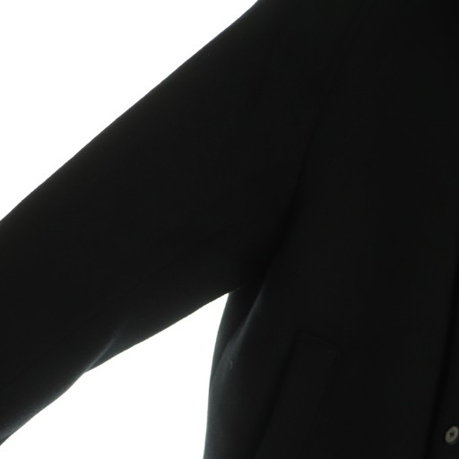【中古】マーティーアンドサンズ MAATEE&SONS 24AW BAL COLLAR HALF COAT カシミヤ コート ステンカラー 3 黒_3