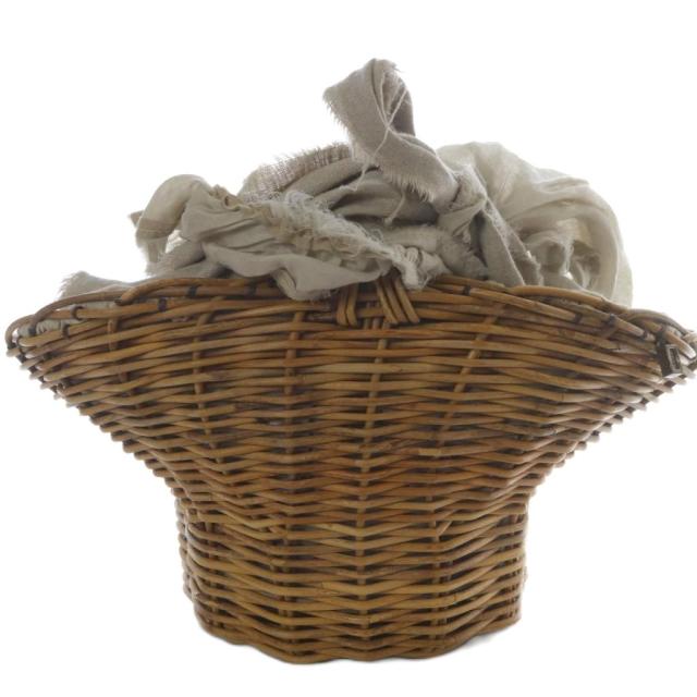 【中古】エバゴス EBAGOS 2008SS sentaku-mono かごバッグ ハンドバッグ ワンハンドル ベージュ /YO26 レディース