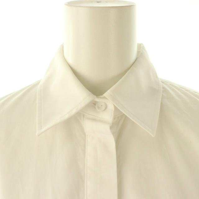 【中古】マックスマーラ MAX MARA  24SS ピュアコットンポプリンルーズフィットシャツブラウス プルオーバー 34 白 中古】マックスマーラ MAX MARA 24SS ピュアコットンポプリンルーズ