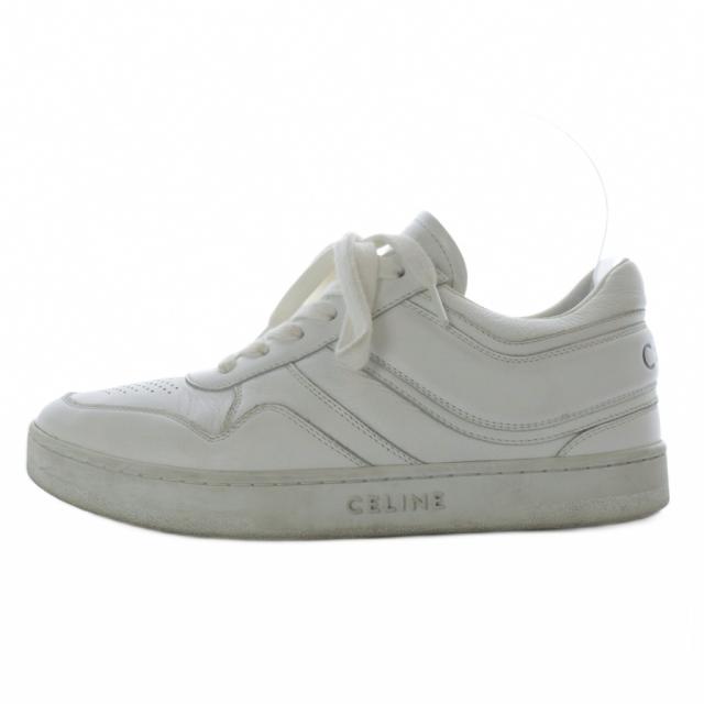 中古】セリーヌ CELINE TRAINER スニーカー ローカット レザー