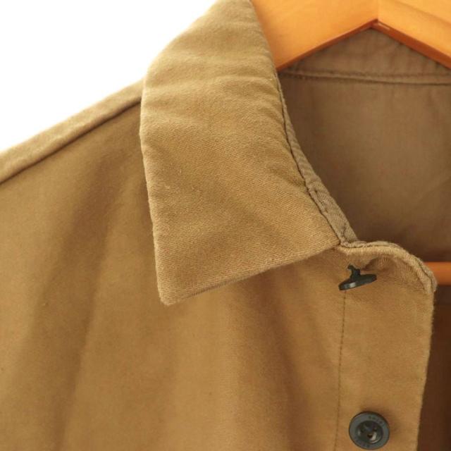 【中古】サカイ 24SS Moleskin Shirt ショートスリーブモールスキンシャツ 半袖 1 ブラウンベージュ 24-03309 /DO 中古】サカイ 24SS Moleskin Shirt ショートスリーブモールスキン