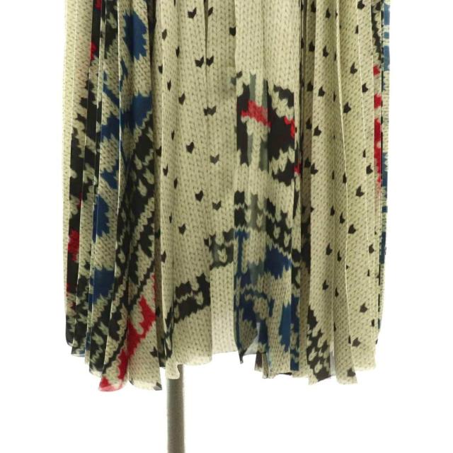 中古】サカイ sacai 24SS Pattern Knit Print Cotton Jersey Dress