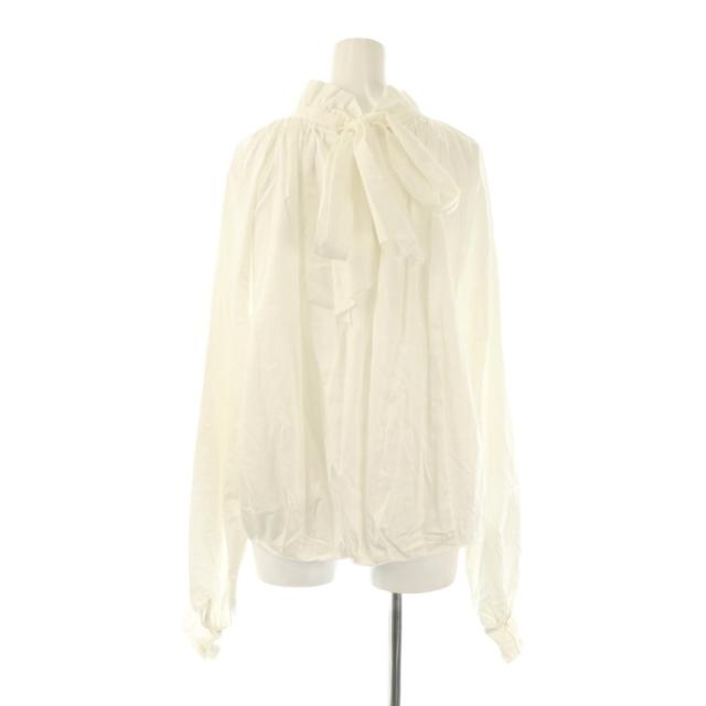 中古】ヘイヴ HEVE 25SS ブーケフリルブラウス プルオーバー リボン F