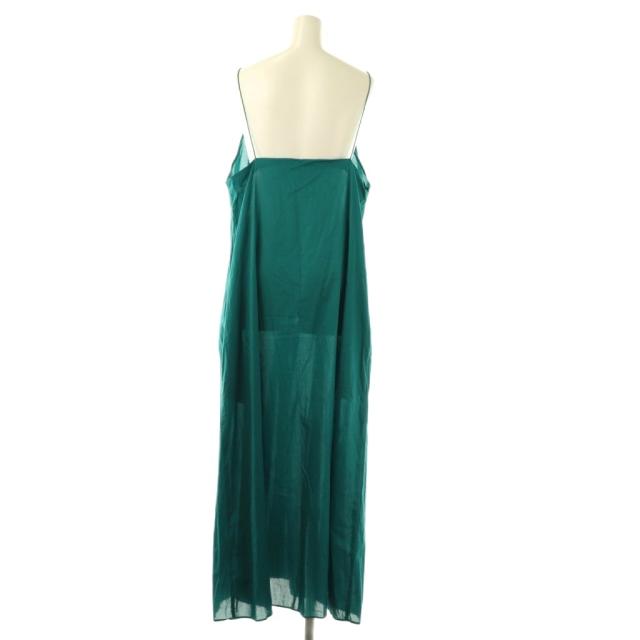 【中古】インドレス 24SS Slip dress ワンピース LAppartement取り扱い ロング キャミ 2 グリーン /DO ■OS