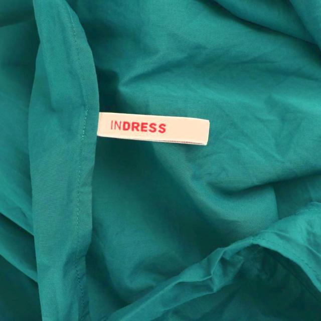 【中古】インドレス 24SS Slip dress ワンピース LAppartement取り扱い ロング キャミ 2 グリーン /DO ■OS