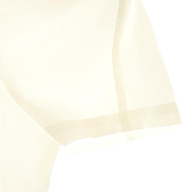 【中古】ナゴンスタンス nagonstans 3/4-sleeves shirt 半袖シャツ M ホワイト /DF ■OS レディース