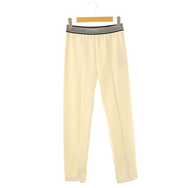 【中古】ヘイヴ Heve バーサタイルパギンス レギンスパンツ レギパン 34 アイボリー ブラック ホワイト レディース